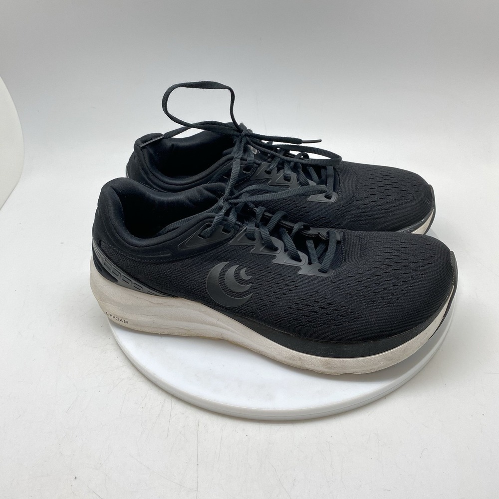 Topo Athletic Sneakers Womens 8.5 Phantom 3 Black Running Athletic Gym Shoes